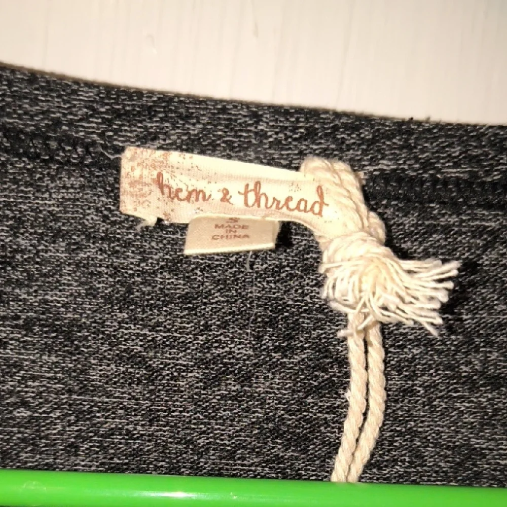 NWT Hem & Thread | Black Crew Neck Sweater - Picture 2 of 5